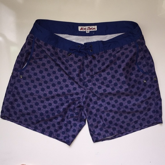 Men’s “MR.SWIM” Swim Trunks Shorts W34 6” inseam - Picture 2 of 8